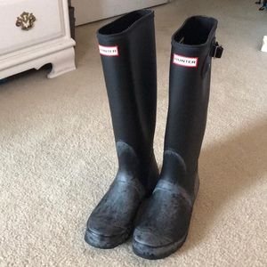 BLACK HUNTER RAIN BOOTS